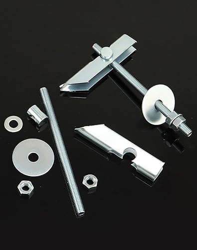 QWORK® 12 Stück M8x100mm Schwerlast Kippdübel aus Verzinkter Kohlenstoffstahl, Trockenbaudübel zum Aufhängen Schwerer Gegenstände auf Trockenbau und Decken - Cheap-Us