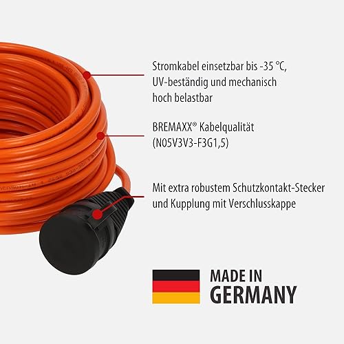 Brennenstuhl BREMAXX Verlängerungskabel & Safe-Box Big IP44 / Schutzbox für Verlängerungskabel (Schutzkapsel für Kabel im Außenbereich) gelb - Cheap-Us