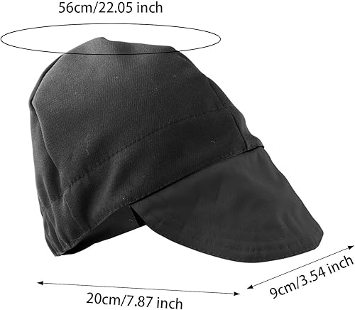 Perfeclan Schweißhelm-Abdeckung, Schweiß-Kopfbedeckung, wiederverwendbar, vollständiger Schutz, sicheres Zubehör für Schweißkappe, Kopfwickel, - Cheap-Us