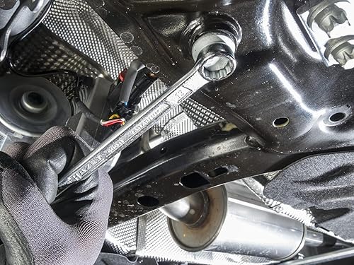 HAZET: Ring-Maulschlüssel 600N-17 verchromt | Ringschlüsselkopf 15° abgewinkelt - Abtrieb: Außen Doppel-Sechskant, Schlüsselweite: 17 mm, Schaft mit extra stabilem HAZET Doppel-T-Profil - Cheap-Us