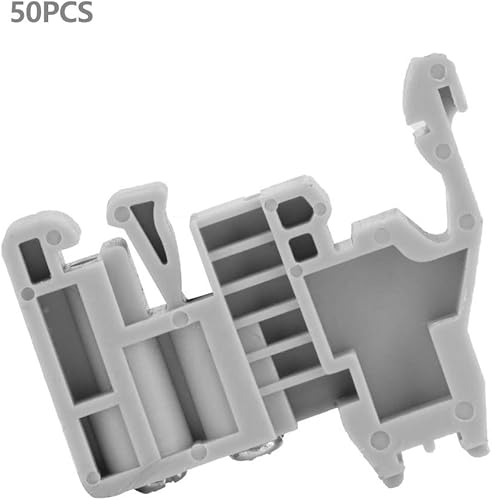 50 Stück 35 Mm Din Rail Terminal Din Rail Stops Block End Stopper Befestigungsclips Grau (Modell 13) - Cheap-Us