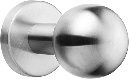 ck-tuerbeschlaege Kugelknauf auf Rundrosette, Edelstahl V2A, matt, links und rechts drehbar. - Cheap-Us