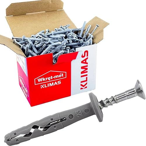 Schlagdübel SMK 6 x 40 Nageldübel Dübel - 200 St. Nageldübel mit Kragen Zylinderkopf - Cheap-Us