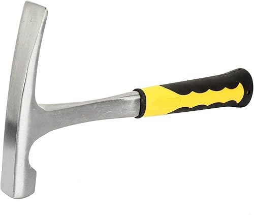Geologischer Hammer, Entenschnabel Doppelkopf Geologiehammer Geologischer Hammer Flacher Mundsteinhammer Spitzer Spitze Geologischer Studienhammer mit Hartstahl und komfortablem Gummigriff - Cheap-Us