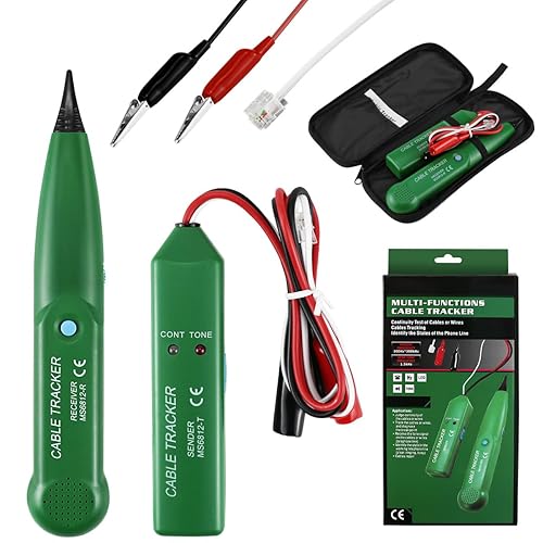 Cable Tracker, VicBou Kabelbruch Suchgerät Mähroboter Multifunctional Checker Wire für Netzwerk Wartung Collation, Kabelfinder Kabeltester, Netzwerkkabel Tester, Durchgang des Testschaltkreises - Cheap-Us