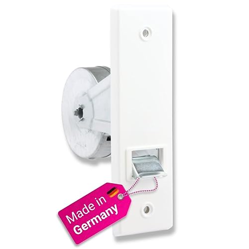 ROLLLRA | Gurtwickler Unterputzgurtwickler Wickler Gurtaufroller inkl. Abdeckplatte | Lochabstand 160mm bis 5m Gurt (für 20-24mm Gurtband) - Unterputz Einlassgurtwickler - Cheap-Us