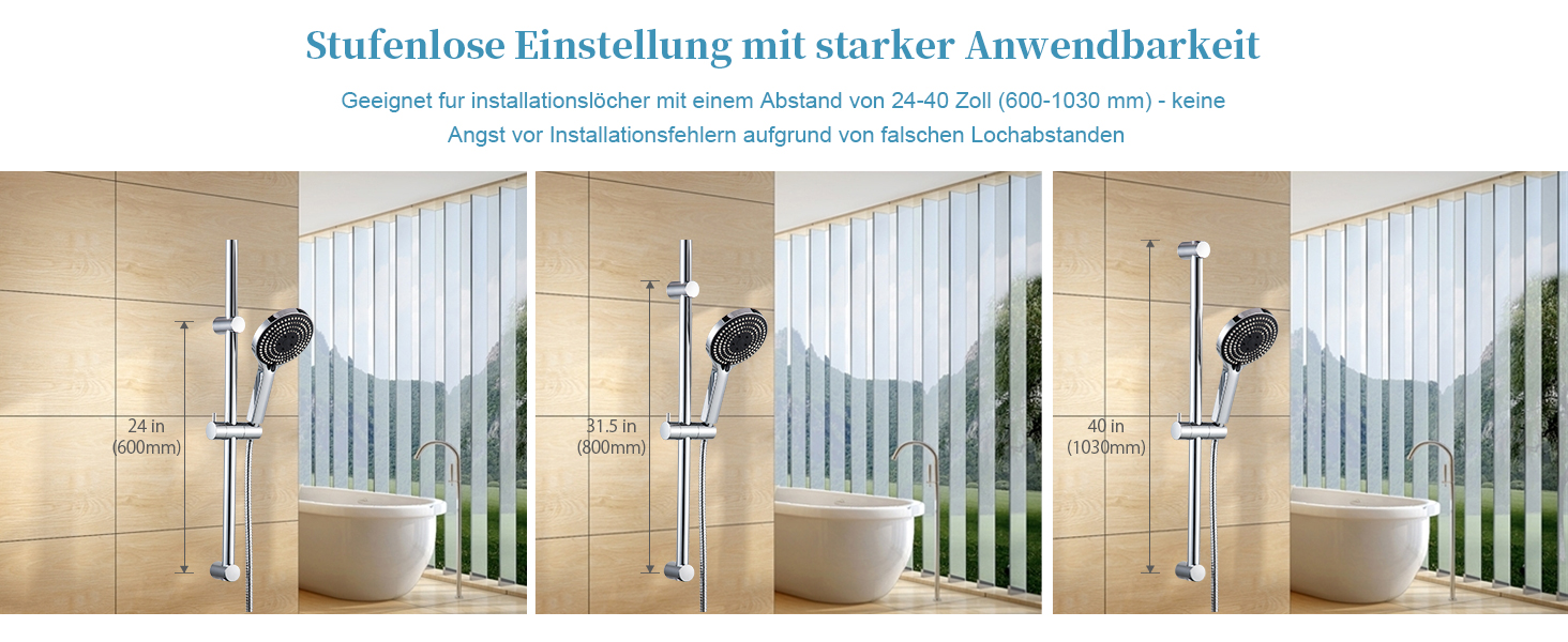 duschstange mit brause