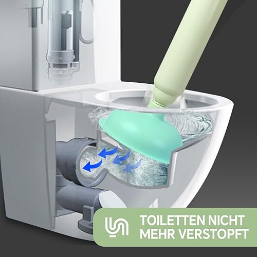 Hochdruck Abflussreiniger Pumpe, Neuer Pömpel Abfluss, Löst Schnell Abflussverstopfung, Toiletten Pömpel, für Toiletten, Waschbecken, Bodenabläufe, Abflussrohre - Cheap-Us