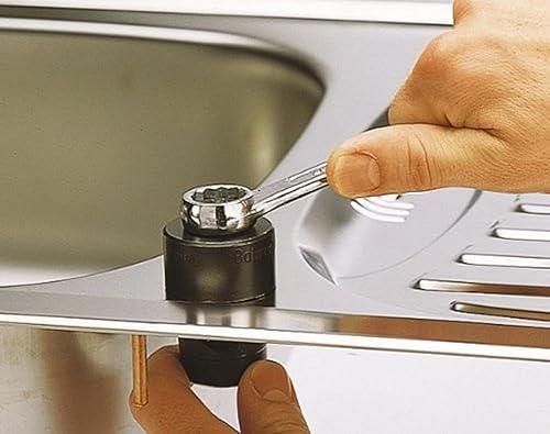 wolfcraft Lochschneider-Set ø35 mm - 3762000 - Für einfache und exakte Lochstanzungen in Spültischarmaturen - Made in Germany - Cheap-Us