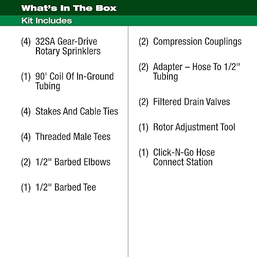 Rain Bird LG3HE Boden-Schlagregner mit Click-N-Go Schlauchanschluss - Cheap-Us