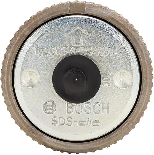 Bosch Accessories 1603340031 Schnellspannmutter SDS Clic M14 (Zubehör Winkelschleifer), Silber, Dicke: 14 mm (1er Pack) - Cheap-Us