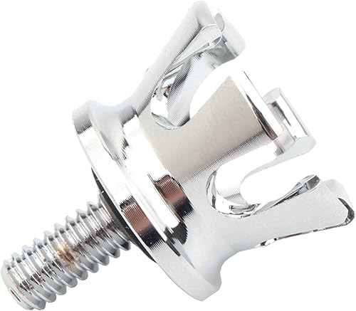 zalati 6,35 mm (1/4 Zoll) Sitzschrauben, Kronen-Design, Rändelmuttern, Ersatz, passend für Harley-Major-Modelle, Silber - Cheap-Us