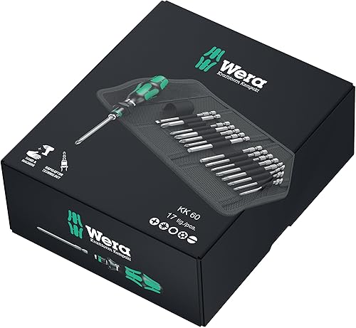 Wera Kraftform Kompakt 60, 17-teilig, Schwarz, 05059295001 - Cheap-Us