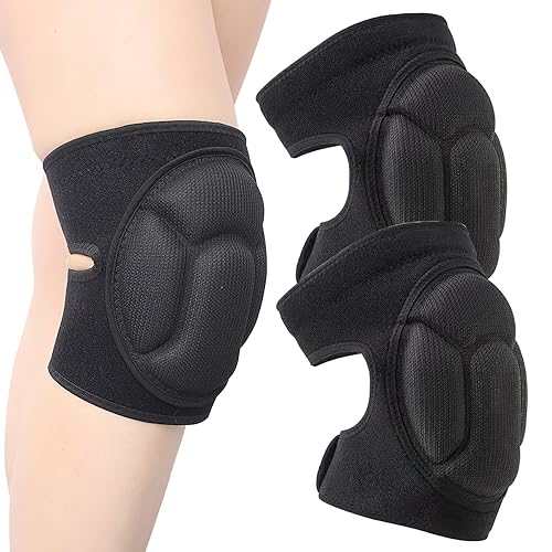 HENGBIRD Knieschoner Arbeiten,Garten Knieschoner,Knieschützer Schwamm Rutschfest Antikollisions,Multifunktions-Knieschützer,Gartenarbeit, Bodenarbeit, Autopflege, Haushaltsreinigung(Schwarz 1 Paar) - Cheap-Us