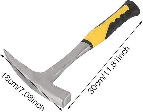 Duckbill Hammer, Rock Pick Hammer Double Head Flat Mouth Survey Duckbill Hammer Prospecting Pointed Tip Geologisches Bergbauwerkzeug(S) - Cheap-Us