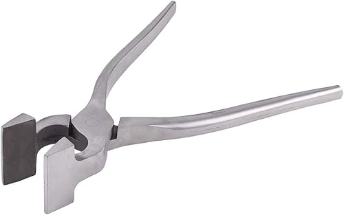 PandaHall Leather Craft Flachzange Stahlpresse Abflachungsklemme Zur Einstellung Der Lederkante des Taschengürtels, Ca. 198 mm Lang - Cheap-Us