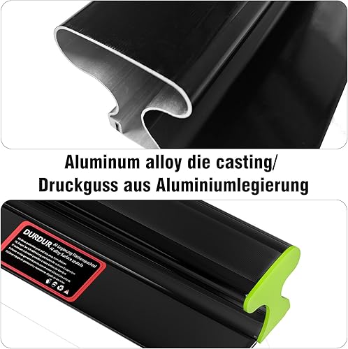 DURDUR Flächenspachtel,32Inch/80cm Edelstahlklinge Spachtel Werkzeug,Aluminiumlegierung Z-Griff Flächenspachtel Glättspachtel - Cheap-Us
