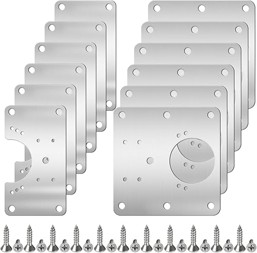 Scharnier Reparaturset Schanierreperaturplatte Scharnier Reparaturplatte für Schränke Edelstahl Schrank Scharnier Reparaturplatte mit Schrauben für Holzmöbel Schranktür Möbel Schrankscharnier 8 Stück - Cheap-Us