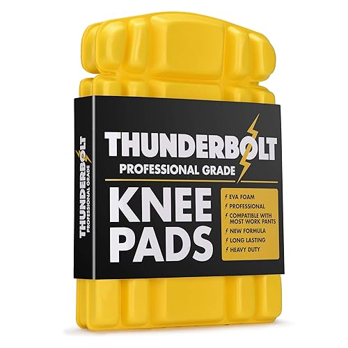 Thunderbolt Knieschoner für Arbeitseinlagen für Hosen Hosen Arbeitskleidung mit dicker EVA-Schaumpolsterung - Cheap-Us