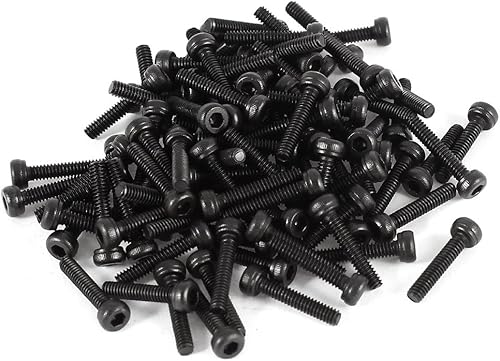 sourcing map 100 Stück 12,9 Legierung Innensechskantschraube Zylinderschraube Schraube M2 x 10mm - Cheap-Us