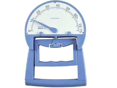 GIMA - Handkraftmesser zur Messung der Muskelkraft in den Händen, aus Kunststof, Kapazität 75 kg - Cheap-Us