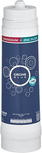 GROHE Blue - Magnesium + Zink Filter (für GROHE Blue und Red Filtersystem, 400L Kapazität, reduziert Kalk und Schwermetalle), 40691002 - Cheap-Us