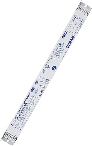 OSRAM Lamps elektronisches Vorschaltgerät (EVG), QUICKTRONIC INTELLIGENT DIM T5, EVG LL/KLL DIM 1…10V, QTI 1X35/49/80/220-240 DIM, weiß - Cheap-Us