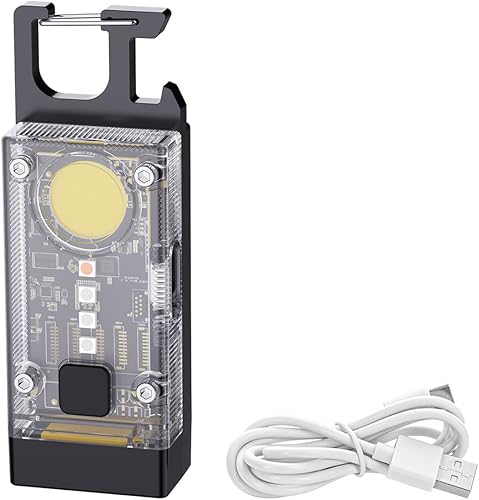 Genius Solar Schlüsselhänger mit Licht, mini Taschenlampe Flaschenöffner für Outdoor Camping Keychain Light aufladbar - Cheap-Us