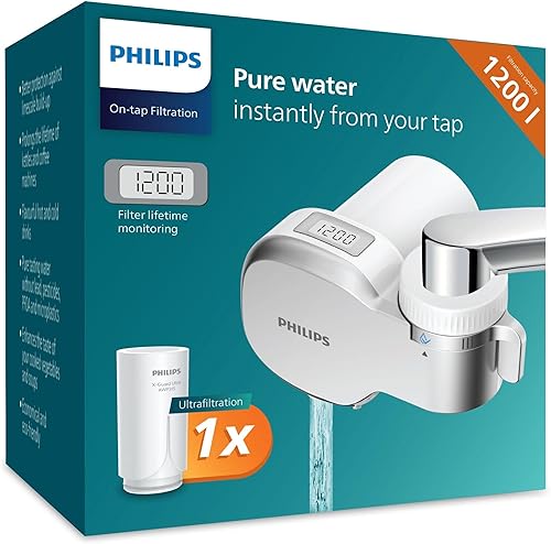 Philips Water Ontap Filter AWP3756P1/10 ULTRAFILTRATION mit DIGITAL DISPLAY, 1200 L Filterkapazität - Cheap-Us