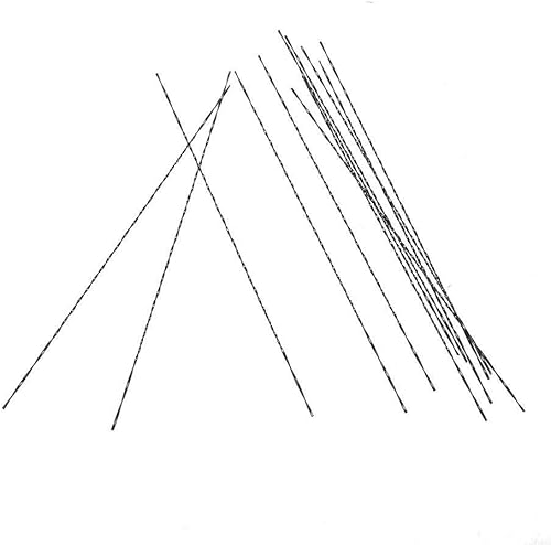 12 Stück Laubsägeblätter Laubsägeblätter Spiralzahn Laubsägeblätter für Holz Metall Kunststoff Schnitzsägen (4#) - Cheap-Us