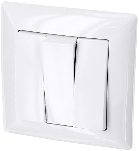 Unterputz Dreifach-Schalter Serienschalter, All-in-One, Serie G1 reinweiß - Cheap-Us