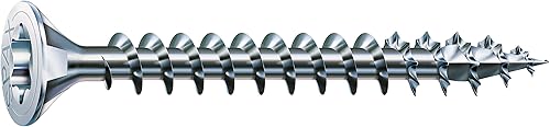 SPAX Universalschraube, 4,0 x 40 mm, 200 Stück, T-STAR plus, Senkkopf, Vollgewinde, 4CUT, WIROX A3J, 1191010400403 - Cheap-Us