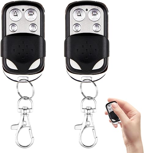 2 Stück Universal Garagentor Fernbedienung, 433 MHz Fernbedienung Klonen, Garagentorantrieb Funkfernbedienung Garagentor für Schalter Licht, Garagentor, Rollladenschalter - Cheap-Us