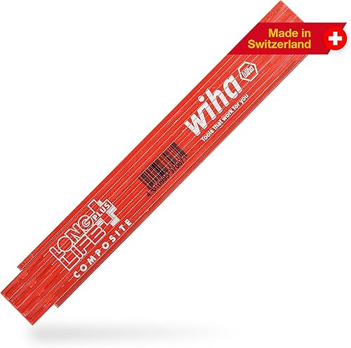 Wiha Meterstab Longlife® Plus Composite 2 m metrische Skala, (37067) 10 Glieder - Cheap-Us