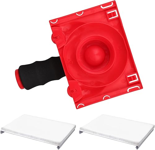 Farbkantenschneider + 2 Ersatzpads, Kantenmalwerkzeug mit Drehbarem Griff Farbpad-Applikator für Wände und Decken Ecken Kanten Zierleisten Malwerkzeug - Cheap-Us