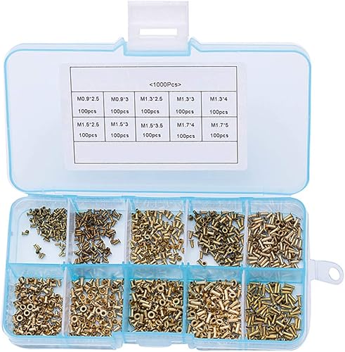 M0 9 3 5 7 Durchgangsloch Nieten Hohle Ösen Vermessingtes Metall Leiterplattennägel (1000 Stück) - Cheap-Us