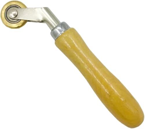 45mm Doppelende Silikon Naht Messing Detail Roller Combo Naht Rollen Silikon Naht Roller mit 6mm Detail Penny Roller für PVC TPO EPDM Single Ply Dach und Band Heißluft Werkzeuge - Cheap-Us