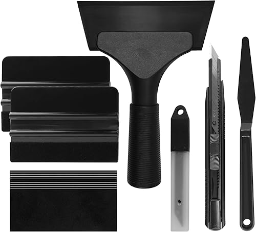 FAELNK Folierungs Werkzeug Set Rakel Set für Tönungsfolie Auto Folierung Set Auto Vinyl Werkzeug Kit Auto Folierung Set für Folierung für Car Wrapping Folie FensterfolienTapeten - Cheap-Us