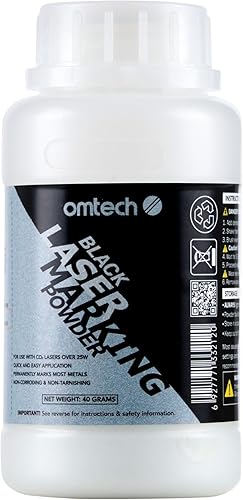 OMTech Lasermarkierpulver für Metallmarkierung, CO2 Laser Graviermaschinen, Lasermarkierungspuder, Metallmarkierung, CO2-Laser, Faserlaser - Cheap-Us