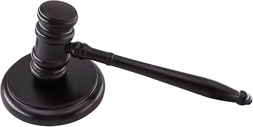 BEASAFY Auktionshammer Set aus Holz, Richterhammer und Resonanzblock Hammer, Auktionshammer mit Sound Block, Richterhammers für Richter, Anwälte, Auktionen, Konferenzen, Rollenspiele für Kinder - Cheap-Us