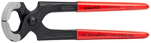 Knipex Hammerzange schwarz atramentiert, mit Kunststoff überzogen 210 mm (SB-Karte/Blister) 51 01 210 SB - Cheap-Us