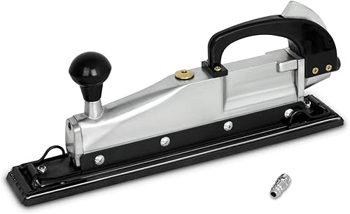 EBERTH Druckluftschleifer, Schleifmaschine mit 407x60mm Schleiffläche, Druckluft Werkzeug, Schleifgerät mit 1/4' Schnellkupplung, Profi Schwingschleifer aus Aluminium für die KFZ Werkstatt - Cheap-Us