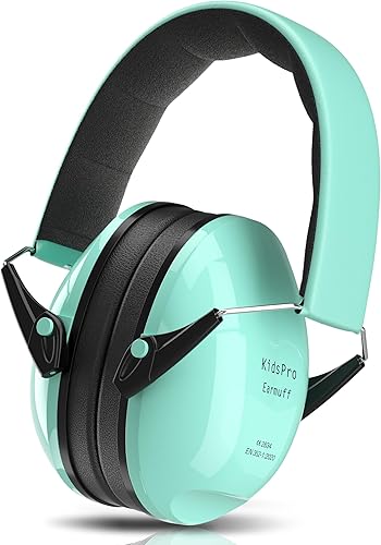Senner ® KidsPro Earmuff | Gehörschutz für Kinder - Lärmschutz Kopfhörer mit hohen SNR von 28 dB - bis 12 Jahren - mitwachsend - Ohrenschützer Kinder - Mint - Cheap-Us