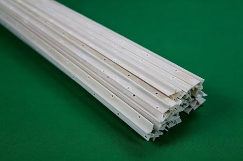 HEXIM Putzprofil aus PVC Kunststoff - Schnellputz & Bewegungs Profil - (20 Meter) Kantenprofil Trockenbau innen & außen Abschlussleiste Putzschiene Leiste Fugenprofil - Cheap-Us