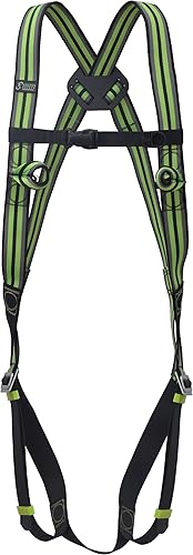 Kratos Auffanggurt mit 2 Auffangpunkten, PSA, mit Seriennummer, Sicherheitsgeschirr, Auffanggurt, Absturzsicherung für Dachdecker, Gerüstbau, Handwerker - Cheap-Us