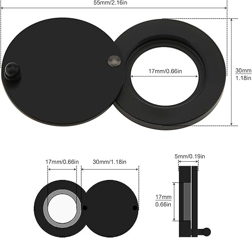 HOJLKLD Gucklochabdeckung, massives Messing, Sichtschutz-Türspion, Abdeckung mit doppelseitigem selbstklebendem Klebeband für Türspion mit 5/8 Zoll Durchmesser (1, Silber) - Cheap-Us