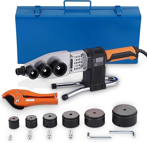 BAOSHISHAN 20-63mm Kunststoff Schweißgerät mit Digitalanzeige Rohrschweißmaschine für PPR/PE/PP 1000W 220V - Cheap-Us