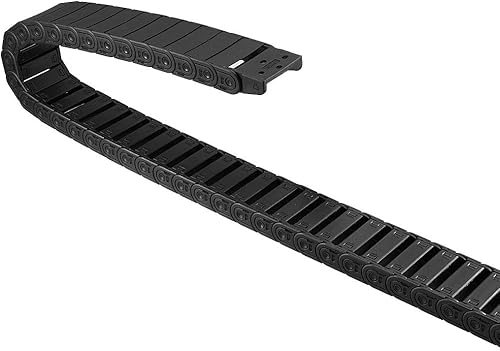 sourcing map 1.5 M Schleppkette Kabelträger Halb geschlossen m Endanschlüsse R28 15X40mm - Cheap-Us