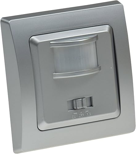 Delphi Bewegungsmelder 160° Unterputz 2-Draht 250V, Ersetzt einen Lichtschalter LED 3-100Watt Silber - Cheap-Us