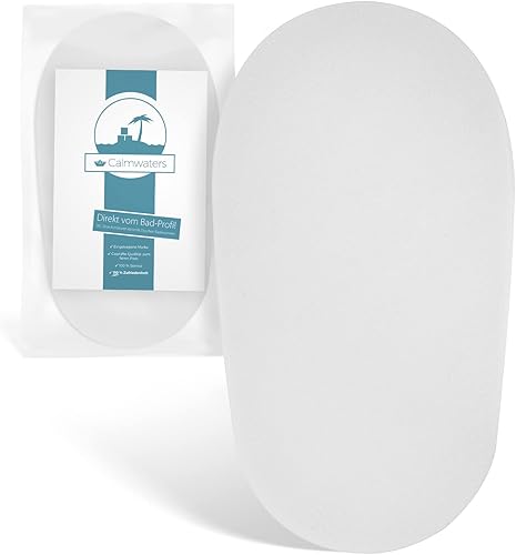 Calmwaters® Schallschutzplatte für Stand-WCs und stehende Bidets, Schallschutz für Toiletten, Kunststoff, Weiß, 44PM4674 - Cheap-Us